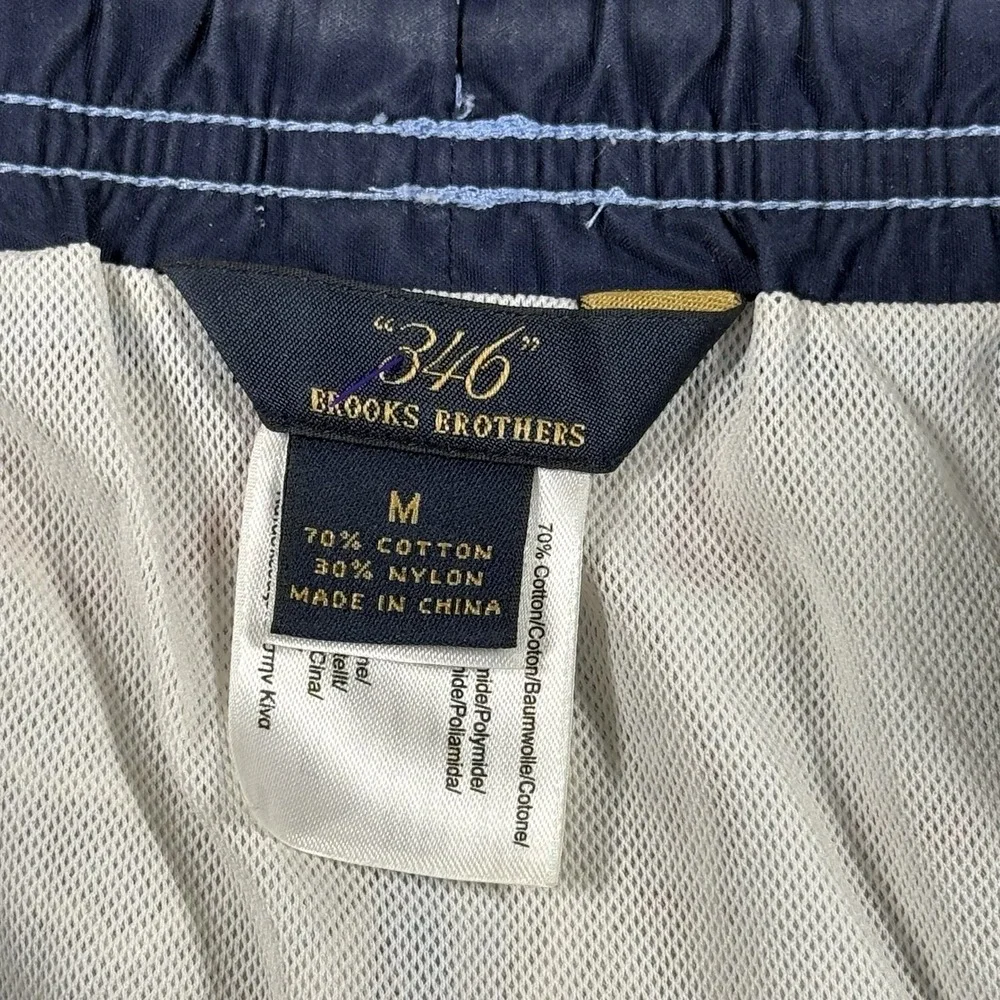 Brooks Brothers 346 Swim Trunks Lined Shorts Men's‎ Size M floral Blue